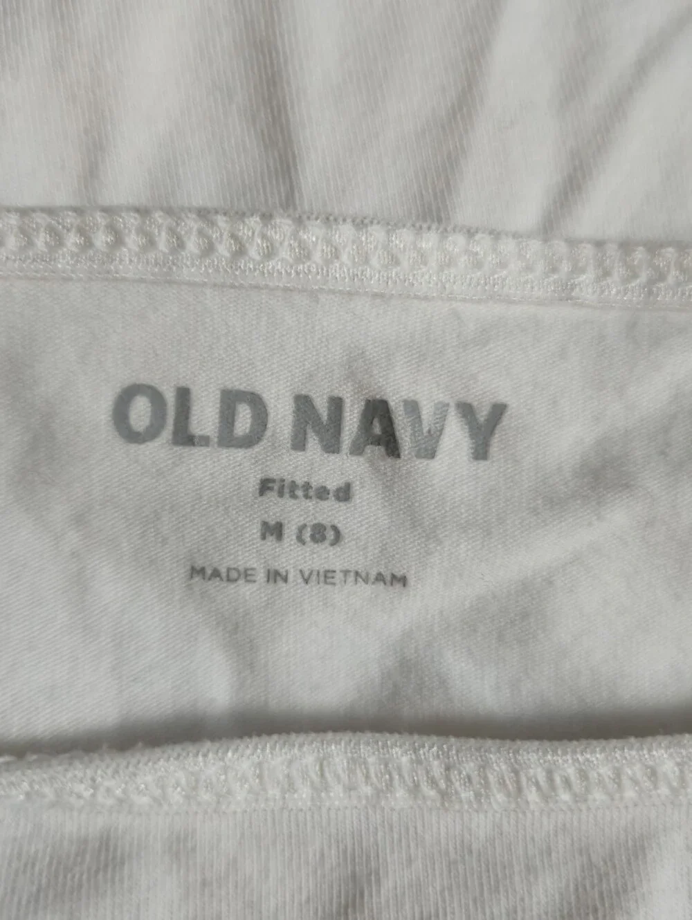 Old Navy Adjustable Straps White Tank Top